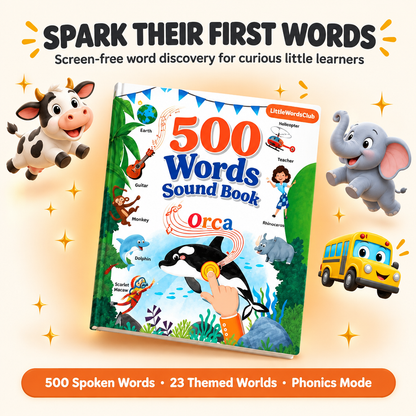 LittleWordsClub 500 Words Sound Book
