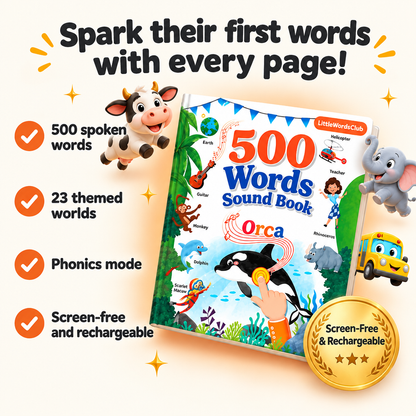 LittleWordsClub 500 Words Sound Book