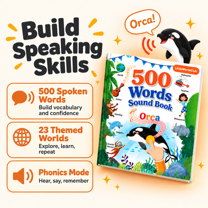 LittleWordsClub 500 Words Sound Book
