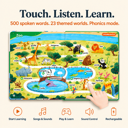 LittleWordsClub 500 Words Sound Book