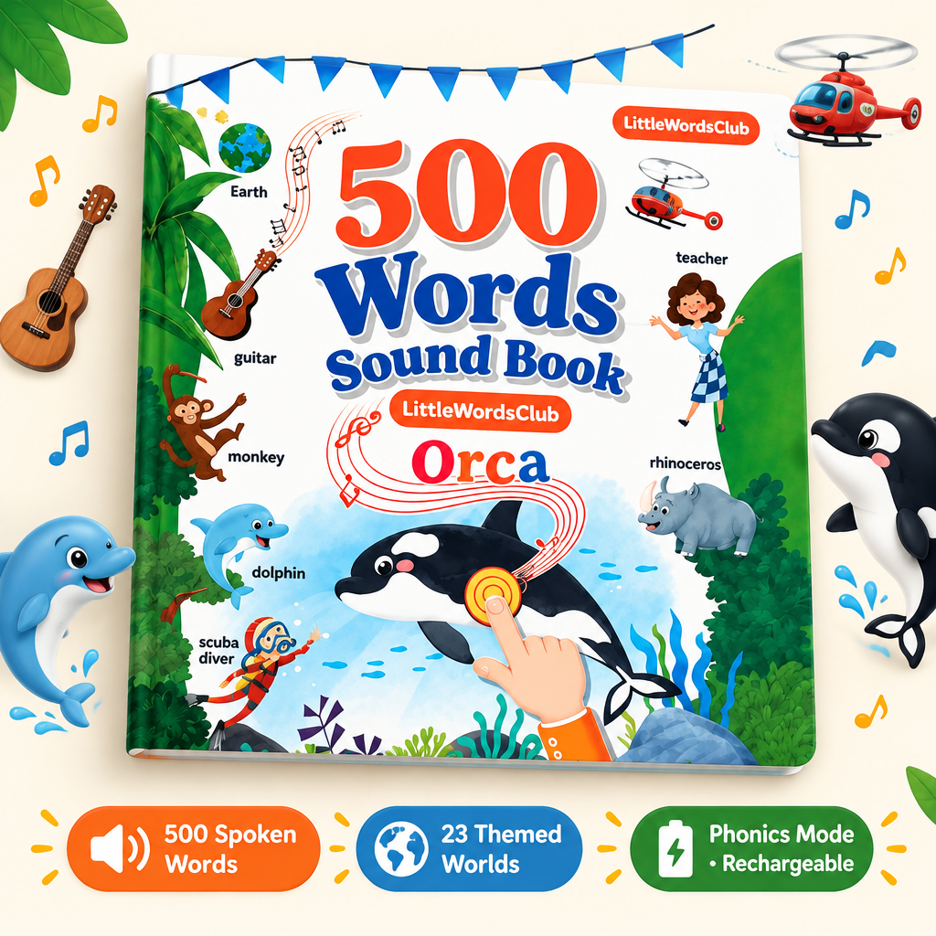 LittleWordsClub 500 Words Sound Book