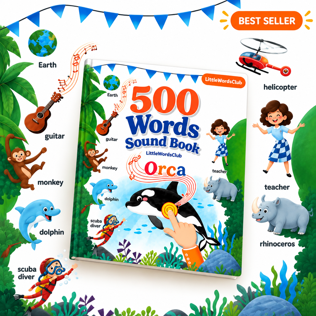 LittleWordsClub 500 Words Sound Book