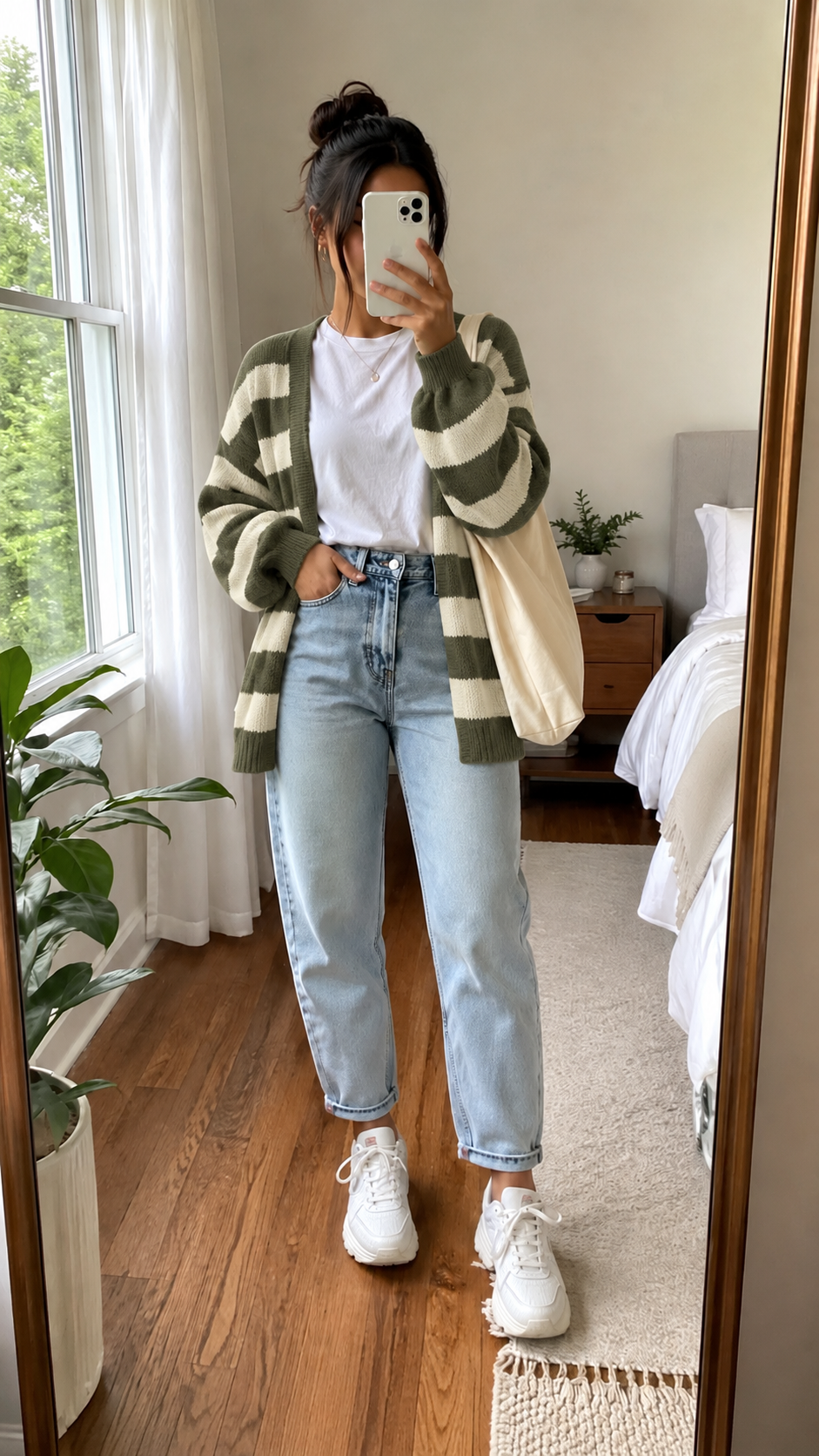 CloudKnit™ Oversized Lantern Sleeve Cardigan