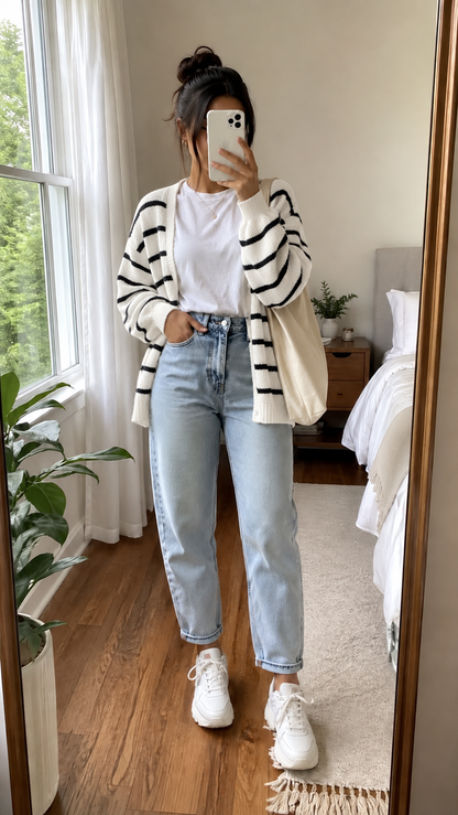 CloudKnit™ Oversized Lantern Sleeve Cardigan