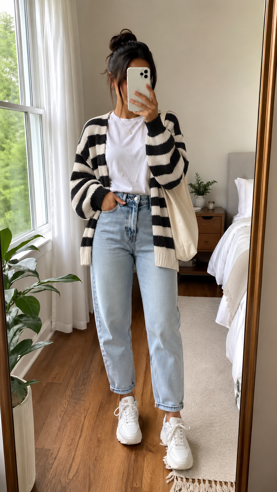 CloudKnit™ Oversized Lantern Sleeve Cardigan